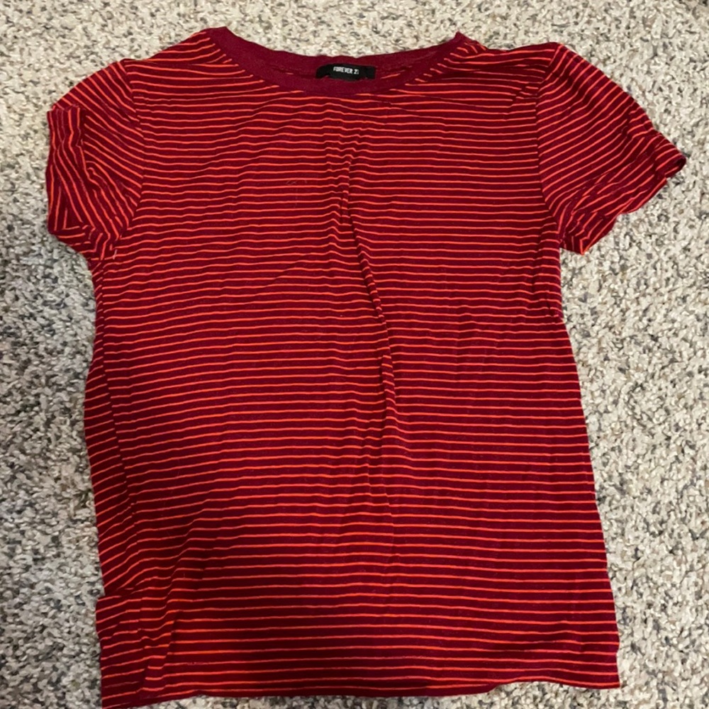 Striped crop top